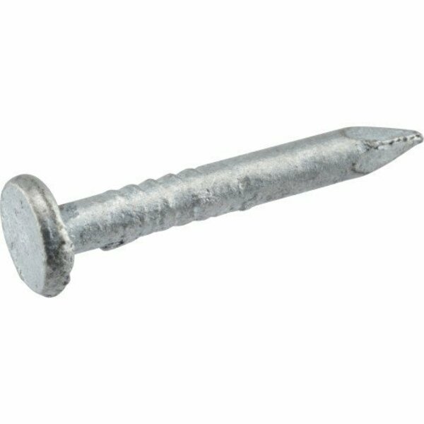 Hillman Roofing Nail, 1-1/4 in L, 3D, Steel, Hot Dipped Galvanized Finish, 9 ga 461329